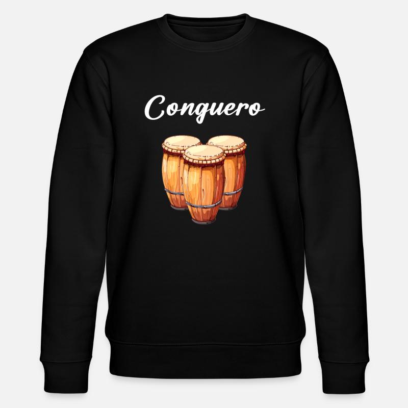 Batterie d’instrument Conga - Sweat bio CHANGER Stanley/Stella Unisexe - noir