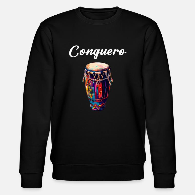 Batterie d’instrument Conga - Sweat bio CHANGER Stanley/Stella Unisexe - noir