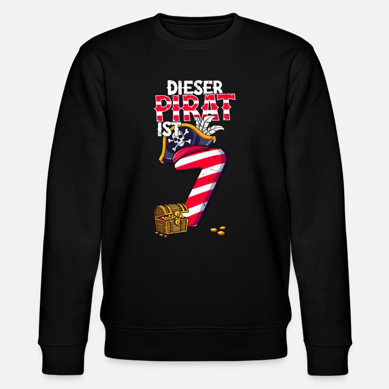 7e anniversaire Pirates - Sweat bio CHANGER Stanley/Stella Unisexe - noir