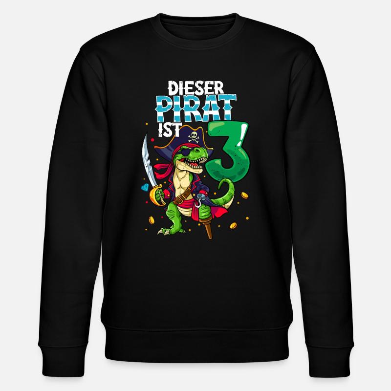 3e anniversaire Pirates - Sweat bio CHANGER Stanley/Stella Unisexe - noir