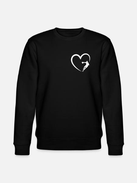 Rugby Heart Rugby - Stanley/Stella Unisex Bio-Sweatshirt CHANGER - Schwarz