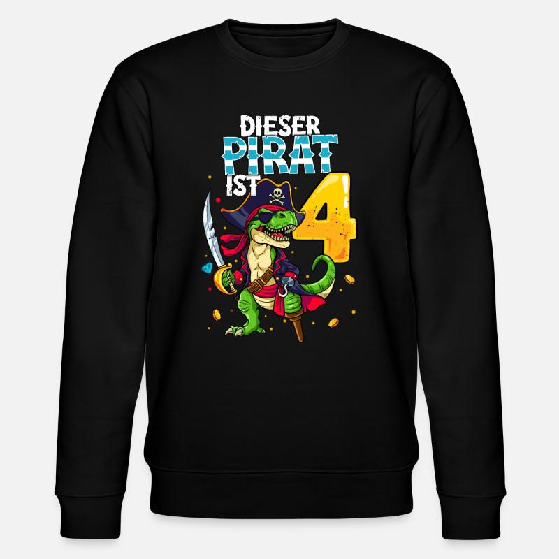 4e anniversaire Pirates - Sweat bio CHANGER Stanley/Stella Unisexe - noir
