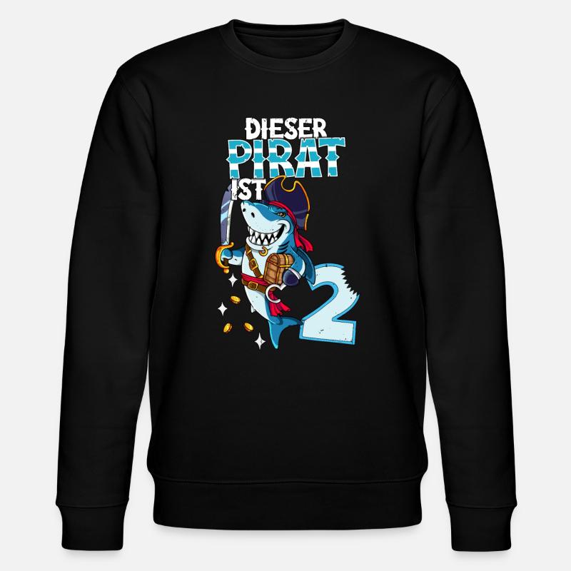 2e anniversaire Pirates - Sweat bio CHANGER Stanley/Stella Unisexe - noir