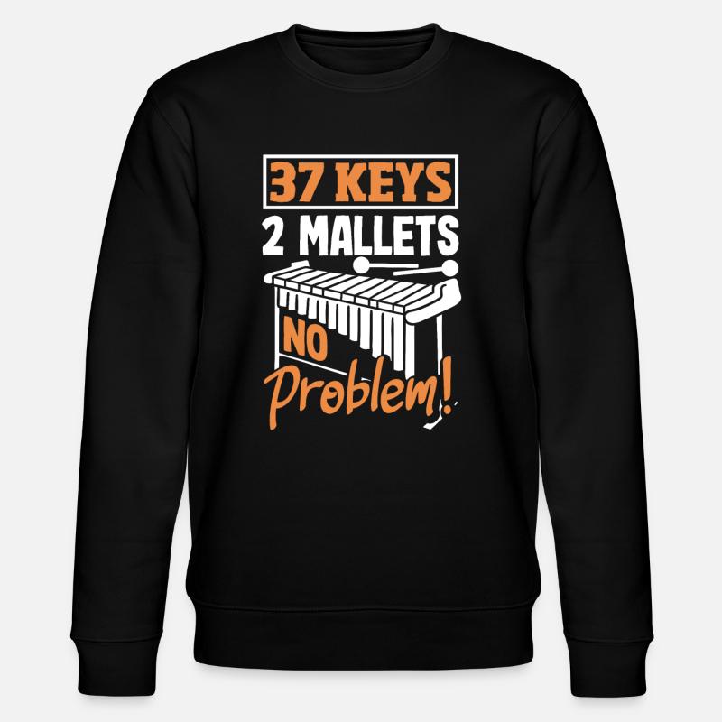 Vibraphone musical instrument - Stanley/Stella CHANGER Unisex Organic Sweatshirt - black