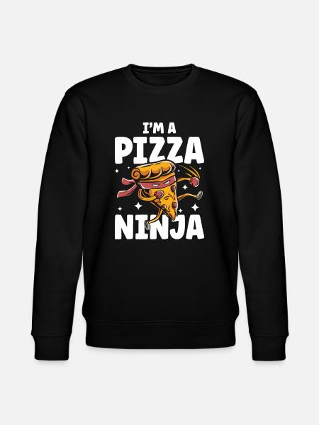 I'm A Pizza Ninja - Stanley/Stella Unisex Bio-Sweatshirt CHANGER  - Schwarz