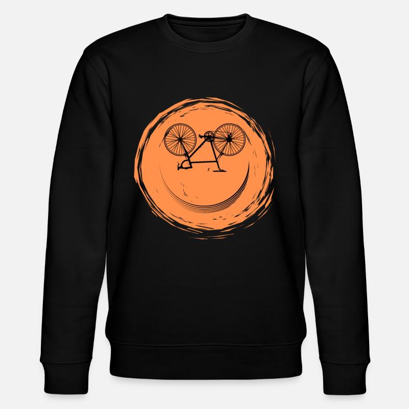 Bicycle Face - Stanley/Stella CHANGER Unisex Organic Sweatshirt - black