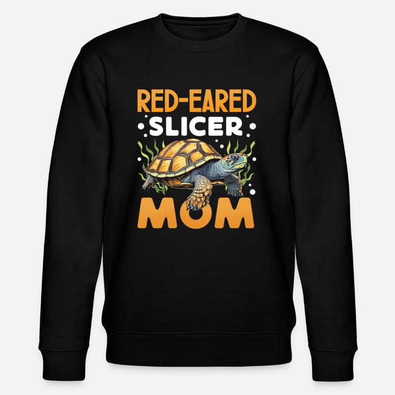 Red-eared turtle lovers - Stanley/Stella CHANGER Unisex Organic Sweatshirt - black
