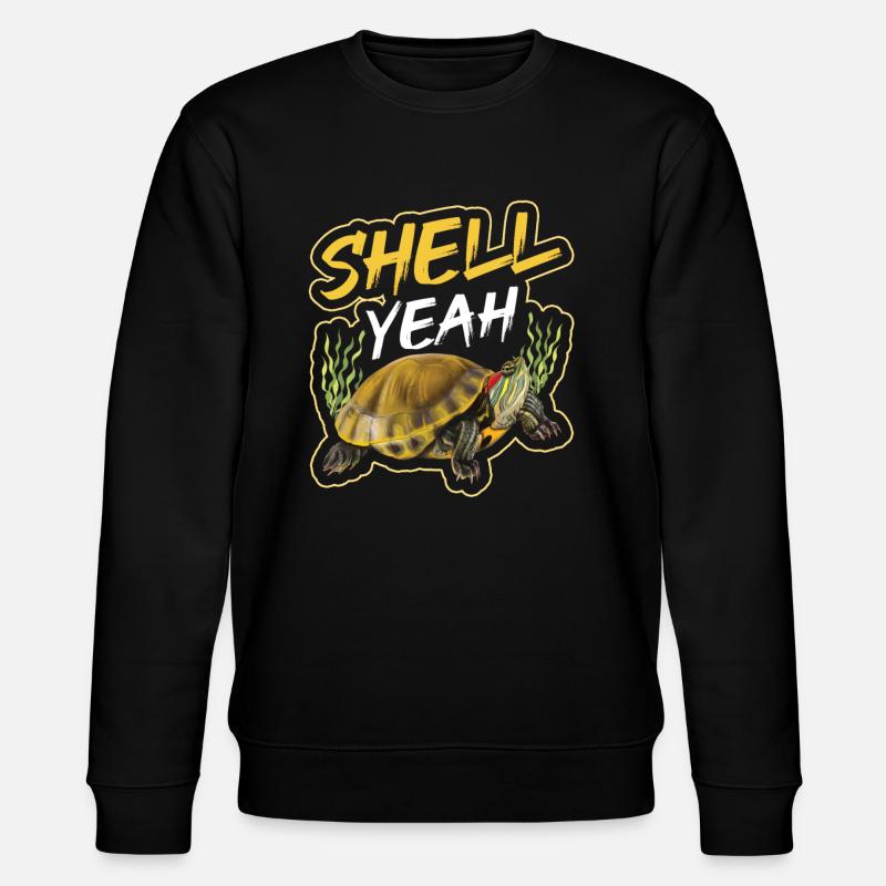 Red-eared turtle lovers - Stanley/Stella CHANGER Unisex Organic Sweatshirt - black