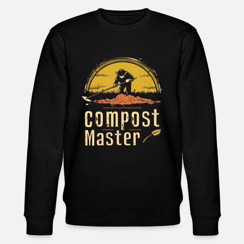 Permaculture Food Compost - Stanley/Stella CHANGER Unisex Organic Sweatshirt - black