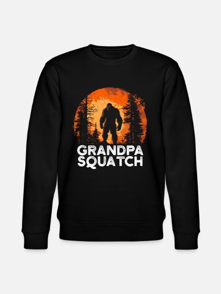 Grandpa Squatch - Stanley/Stella CHANGER Unisex Organic Sweatshirt - black