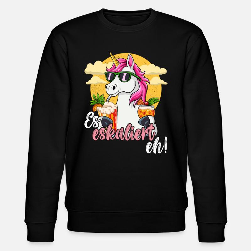 Es Eskaliert Eh - Stanley/Stella Unisex Bio-Sweatshirt CHANGER  - Schwarz