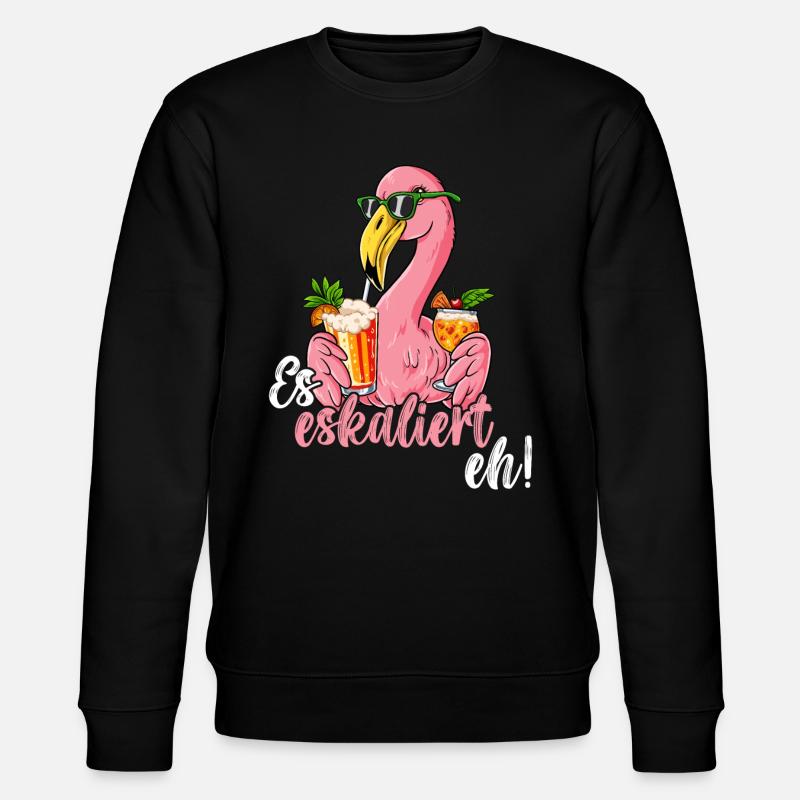 Es Eskaliert Eh - Stanley/Stella Unisex Bio-Sweatshirt CHANGER  - Schwarz