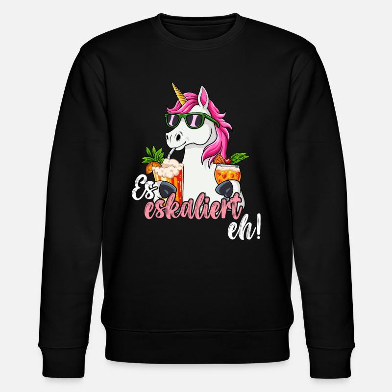 Es Eskaliert Eh - Stanley/Stella Unisex Bio-Sweatshirt CHANGER  - Schwarz