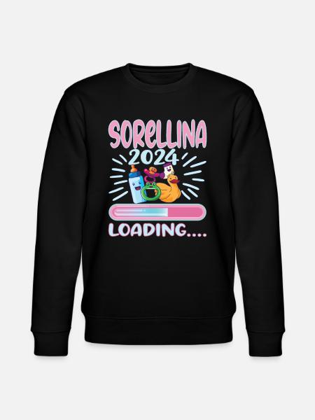Futura Sorellina 2024 Loading - Stanley/Stella CHANGER Unisex Organic Sweatshirt - black