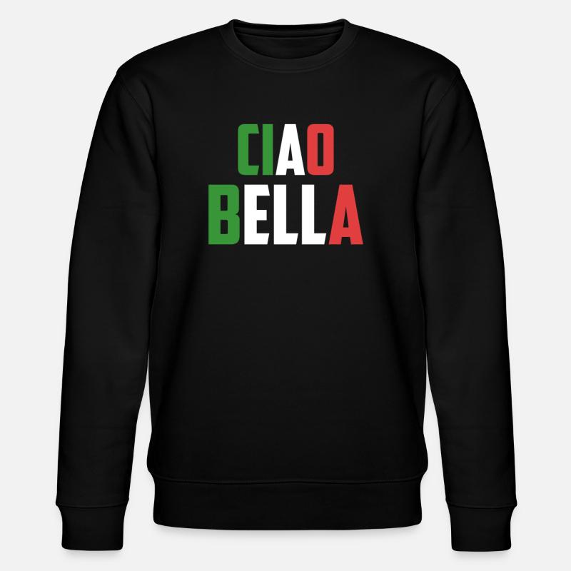 Ciao Bella - Stanley/Stella Unisex Bio-Sweatshirt CHANGER  - Schwarz