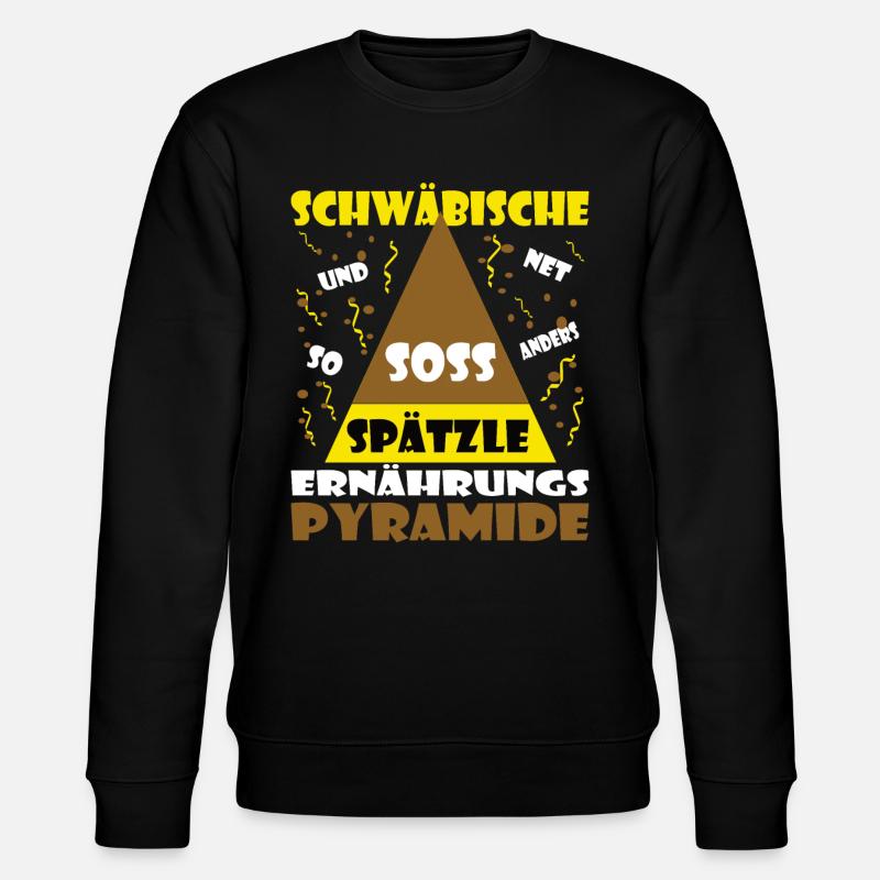 Pyramide alimentaire souabe - Sweat bio CHANGER Stanley/Stella Unisexe - noir