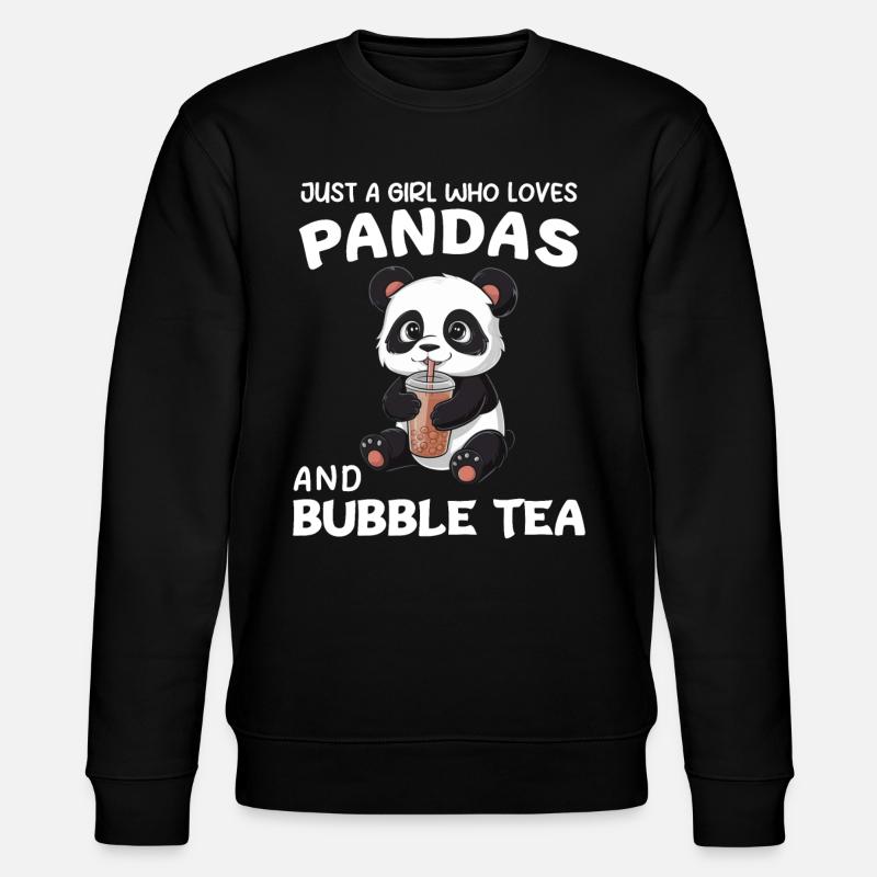 Panda Panda Ours Drôle - Sweat bio CHANGER Stanley/Stella Unisexe - noir