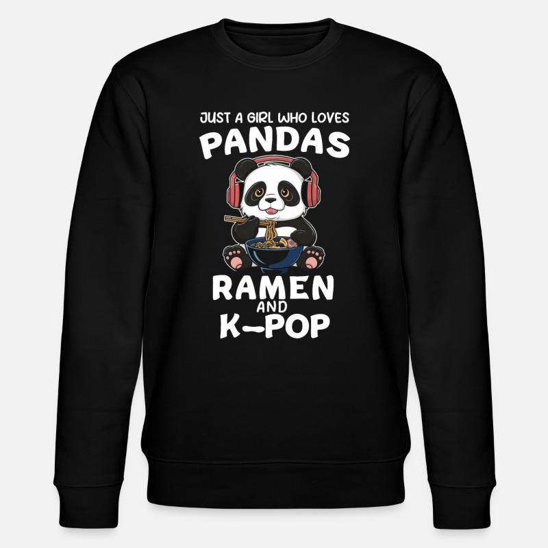 Panda Panda Ours Drôle - Sweat bio CHANGER Stanley/Stella Unisexe - noir