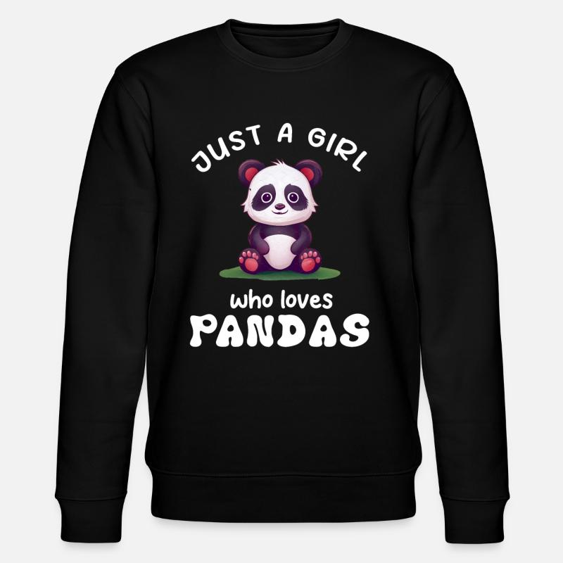 Panda Panda Ours Drôle - Sweat bio CHANGER Stanley/Stella Unisexe - noir