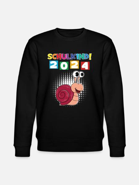 Schulkind 2024 Einschulung Schulanfang - Stanley/Stella Unisex Bio-Sweatshirt CHANGER - Schwarz