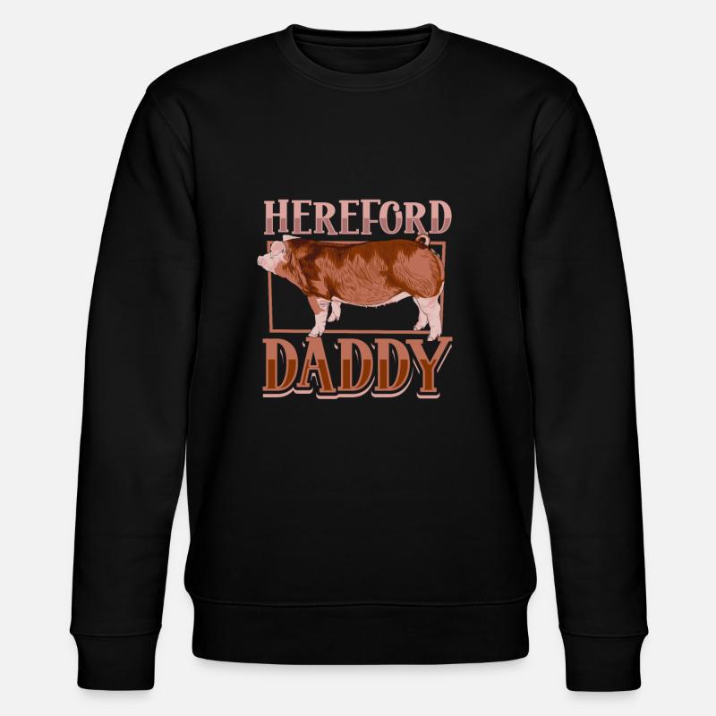 Papa cochon Hereford - Sweat bio CHANGER Stanley/Stella Unisexe - noir