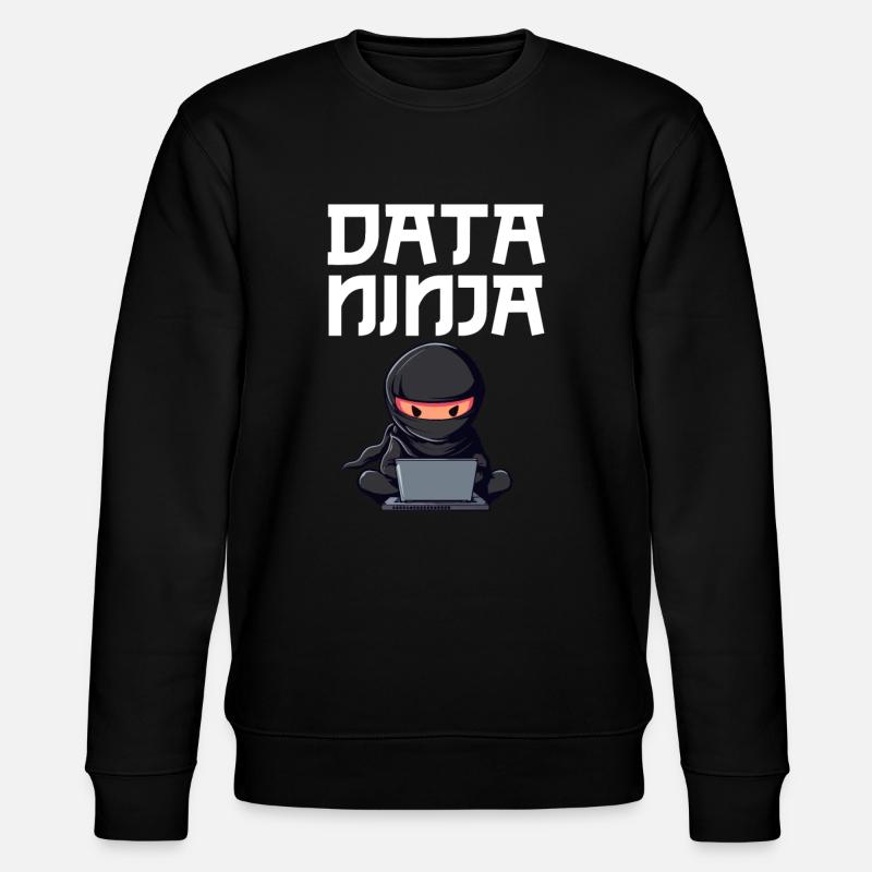 Data ninja data Scientist - Stanley/Stella Unisex Bio-Sweatshirt CHANGER  - Schwarz
