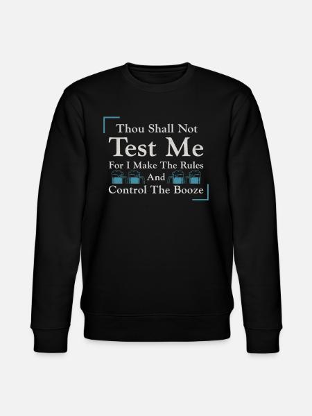 Bartender Mixologist Thou Shall - Stanley/Stella CHANGER Unisex Organic Sweatshirt - black