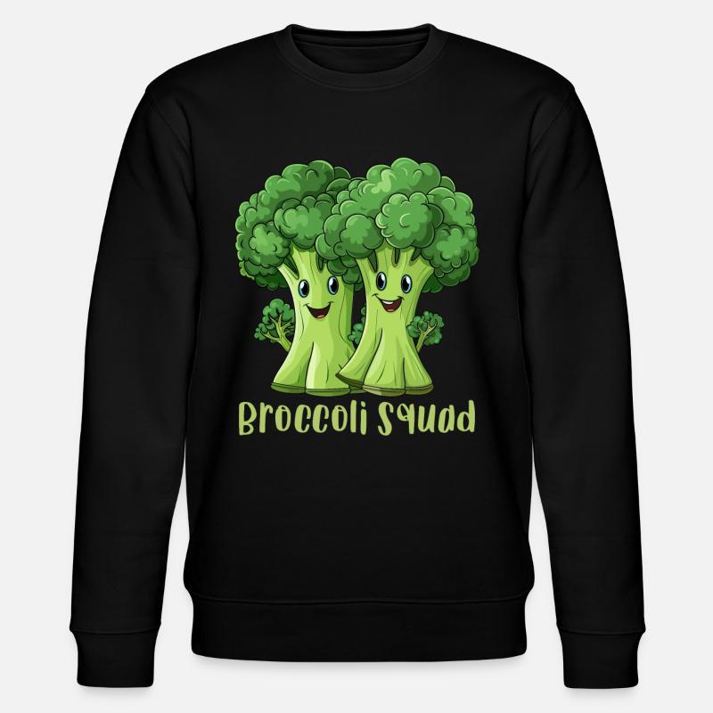 Broccoli Squad - Stanley/Stella Unisex Bio-Sweatshirt CHANGER  - Schwarz