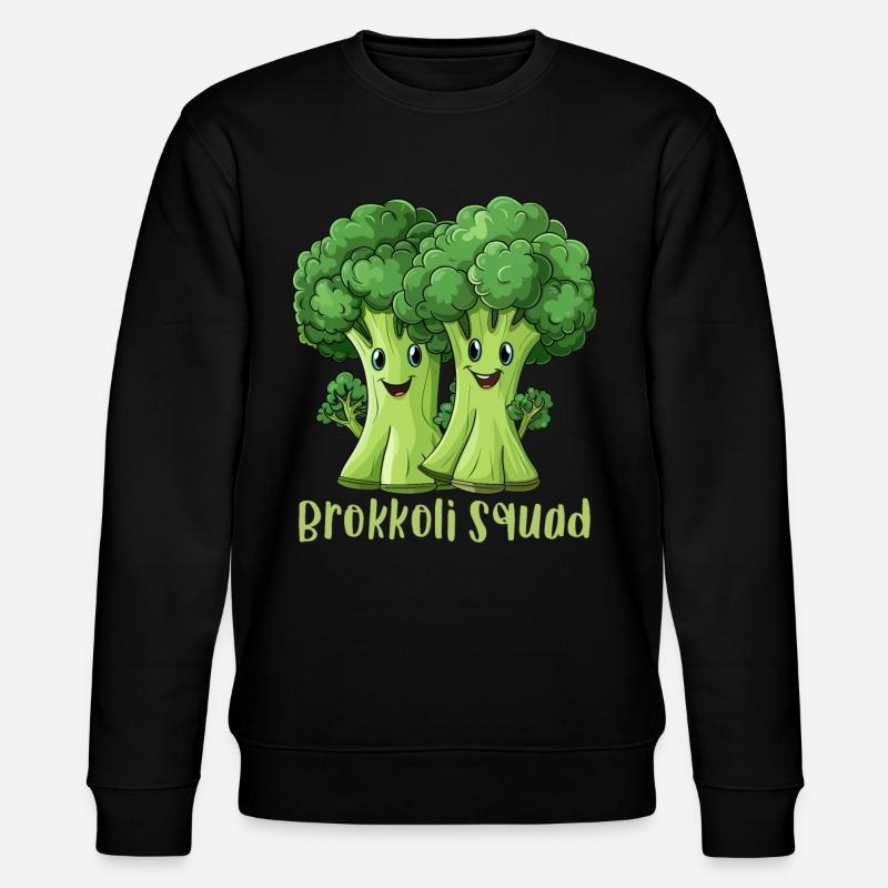 Broccoli Squad - Stanley/Stella CHANGER Unisex Organic Sweatshirt - black