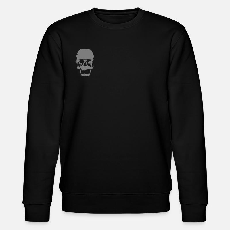 Palm spring skull - Stanley/Stella Unisex Bio-Sweatshirt CHANGER  - Schwarz