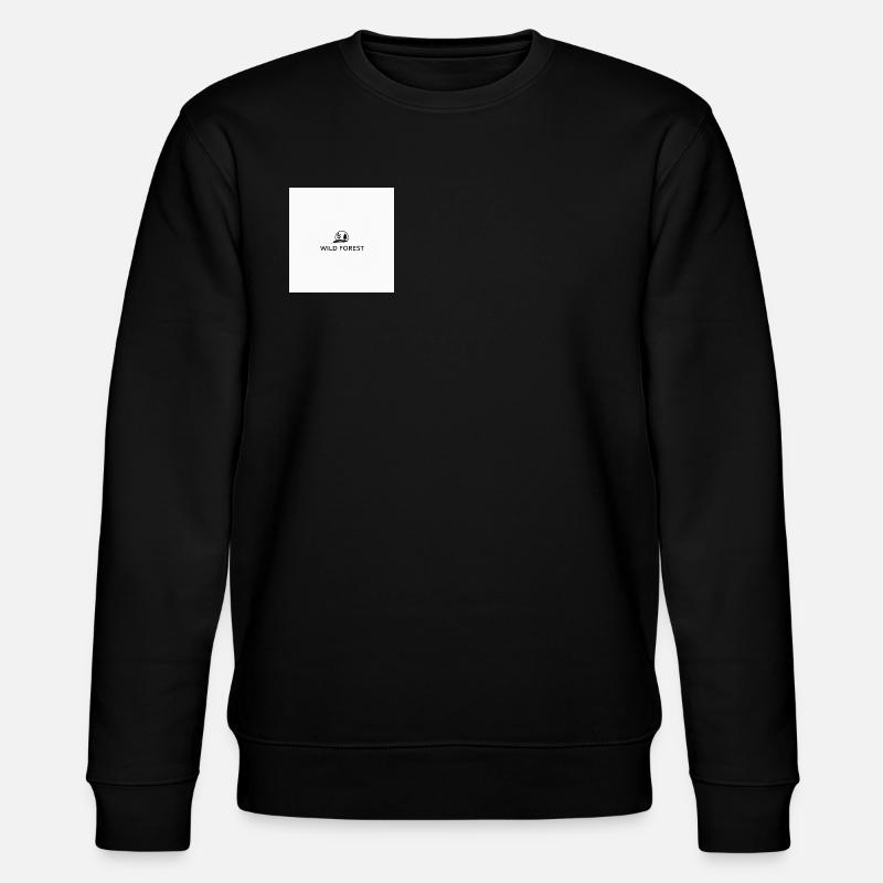 Wilder Wald - Stanley/Stella Unisex Bio-Sweatshirt CHANGER  - Schwarz