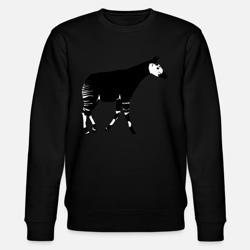 Okapi - Stanley/Stella Unisex Bio-Sweatshirt CHANGER  - Schwarz