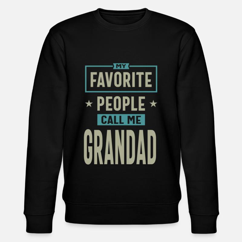 Papi préféré - Sweat bio CHANGER Stanley/Stella Unisexe - noir