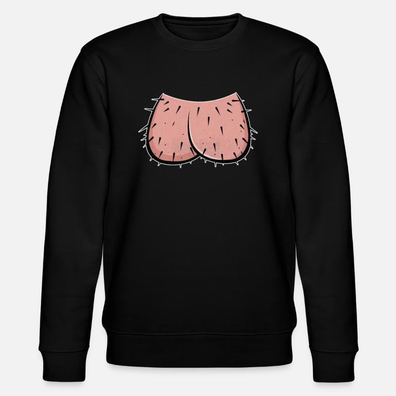 Hoden Sackgesicht - Stanley/Stella Unisex Bio-Sweatshirt CHANGER  - Schwarz