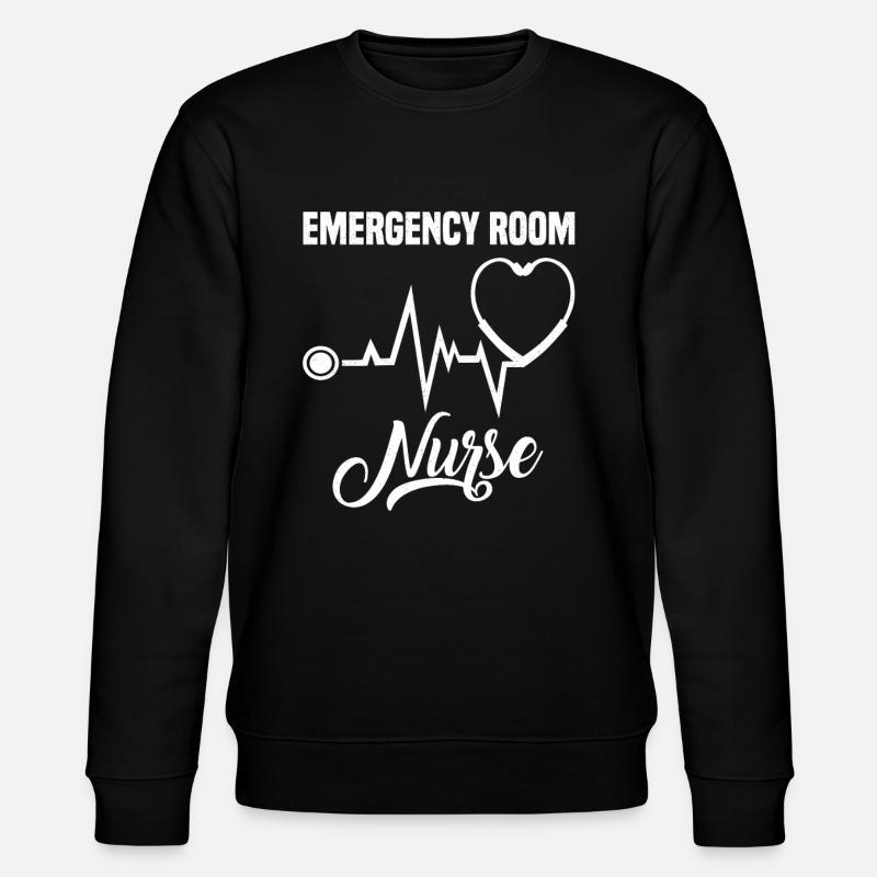 Infirmière en salle d'urgence - Sweat bio CHANGER Stanley/Stella Unisexe - noir
