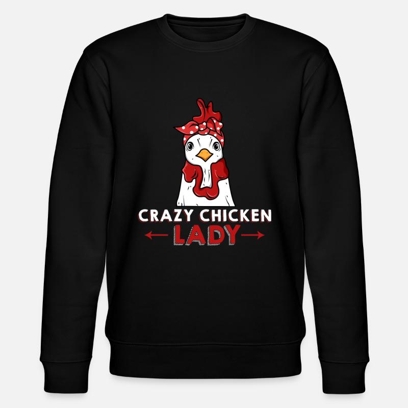 Élevage de poulets - Sweat bio CHANGER Stanley/Stella Unisexe - noir