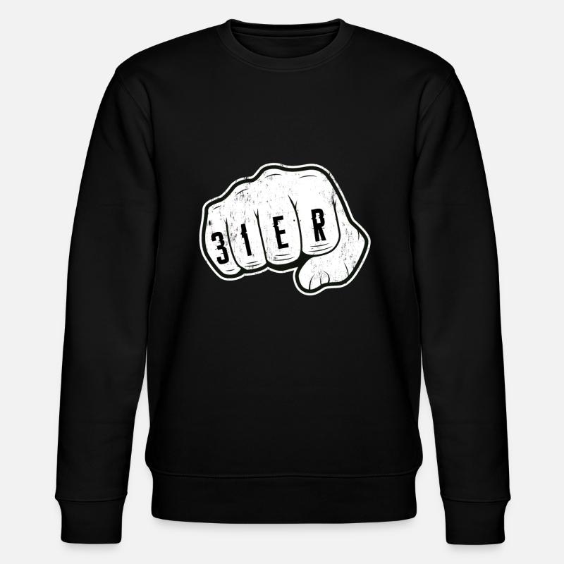 31er - Stanley/Stella Unisex Bio-Sweatshirt CHANGER  - Schwarz