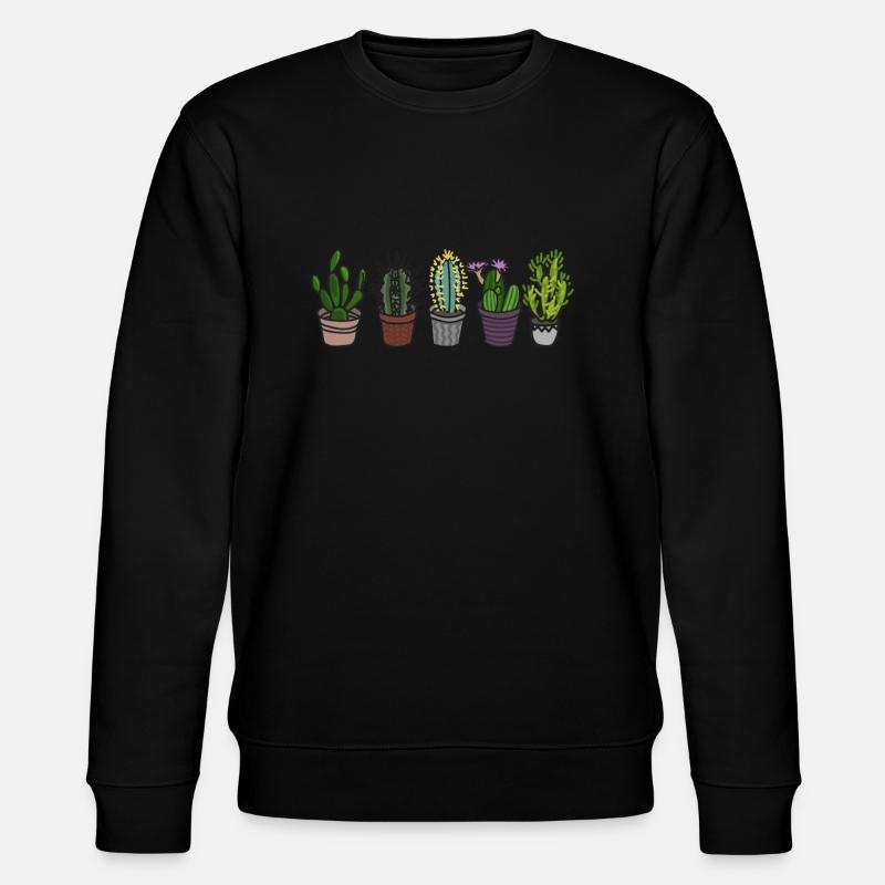 Cactus plantes succulentes cactus - Sweat bio CHANGER Stanley/Stella Unisexe - noir