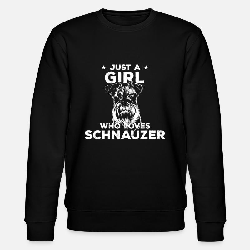 Drôle Schnauzer Schnauzer Géant - Sweat bio CHANGER Stanley/Stella Unisexe - noir
