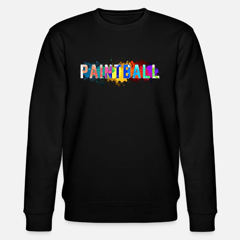 Paintball - Stanley/Stella Unisex Bio-Sweatshirt CHANGER  - Schwarz