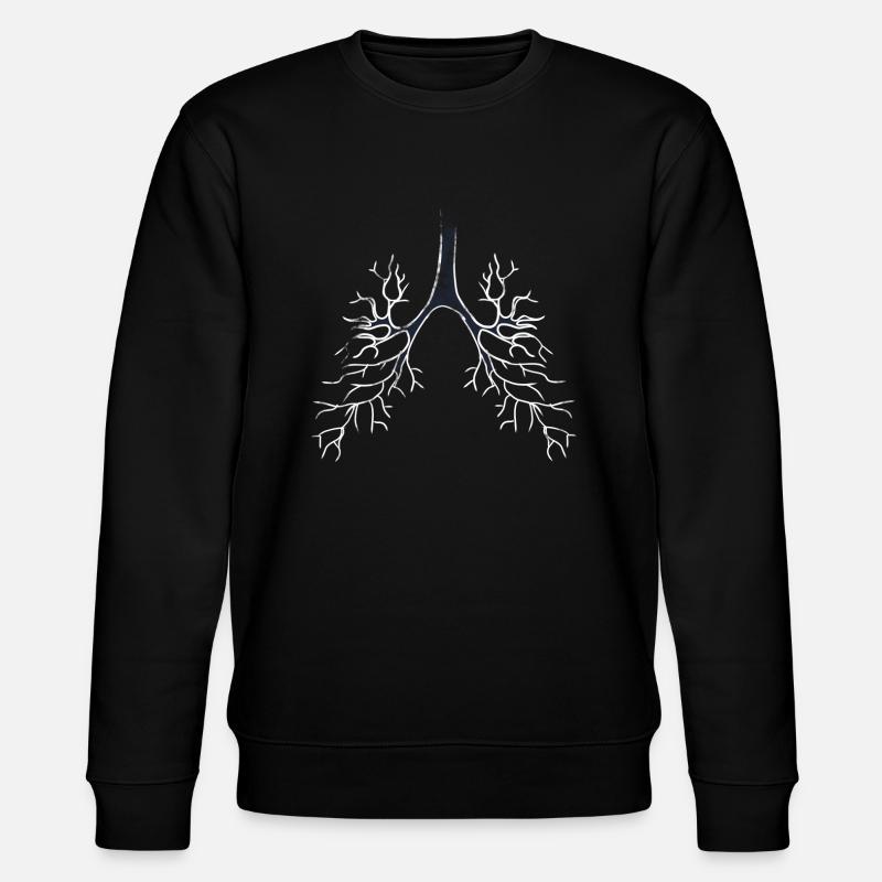 Bronchi lungs - Stanley/Stella CHANGER Unisex Organic Sweatshirt - black