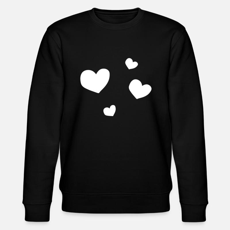 quatre cœurs - Sweat bio CHANGER Stanley/Stella Unisexe - noir