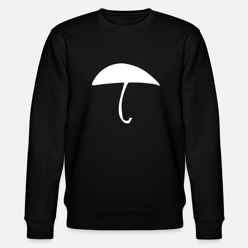 Regenschirm Regen - Stanley/Stella Unisex Bio-Sweatshirt CHANGER  - Schwarz
