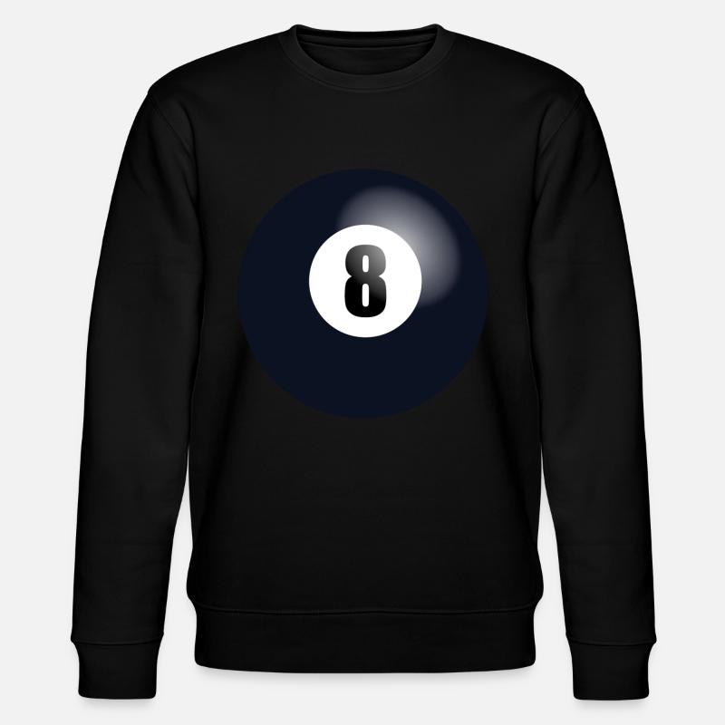 Boule de billard - Sweat bio CHANGER Stanley/Stella Unisexe - noir