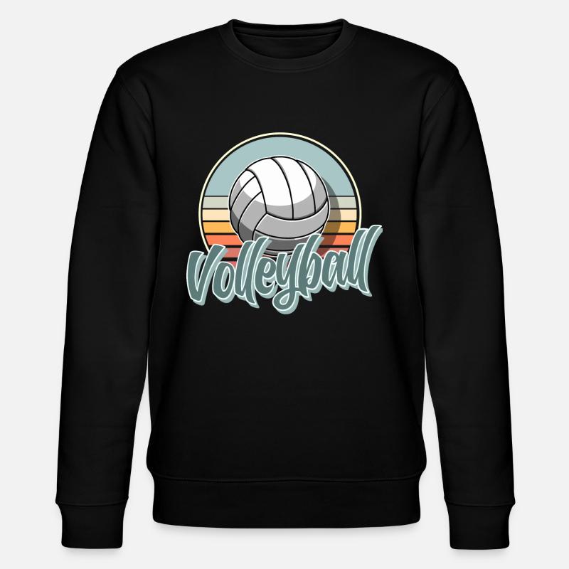 Volleyball - Stanley/Stella Unisex Bio-Sweatshirt CHANGER - Schwarz