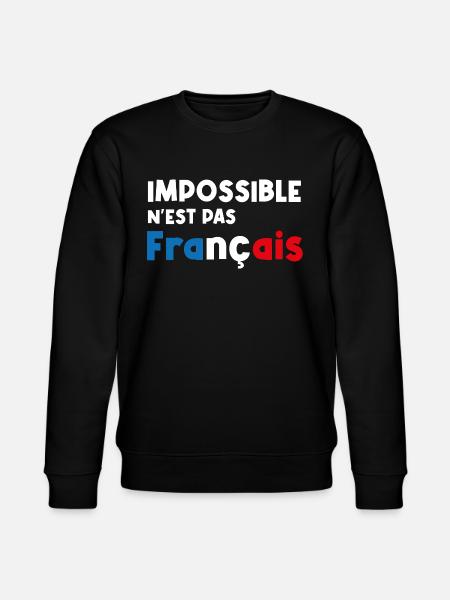 impossible n'est pas français - Sweat bio CHANGER Stanley/Stella Unisexe - noir