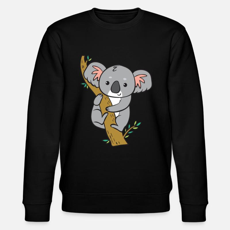 Koala - regarde de l'arbre. - Sweat bio CHANGER Stanley/Stella Unisexe - noir