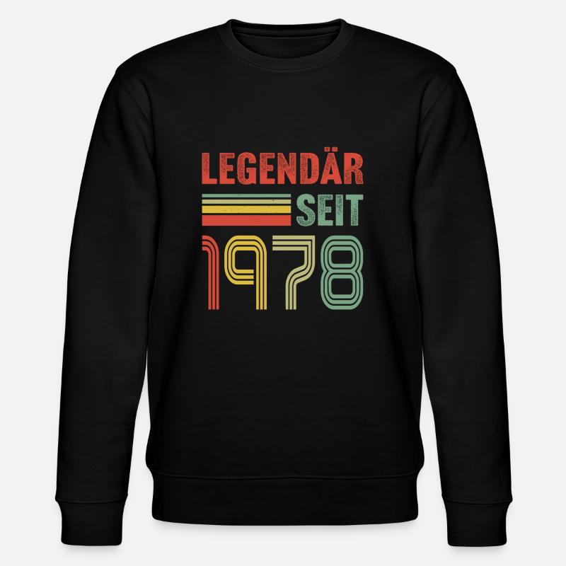 Legendär seit 1978 - Stanley/Stella Unisex Bio-Sweatshirt CHANGER  - Schwarz