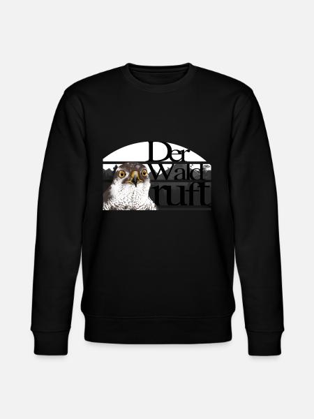 Habicht Wald - Stanley/Stella Unisex Bio-Sweatshirt CHANGER - Schwarz