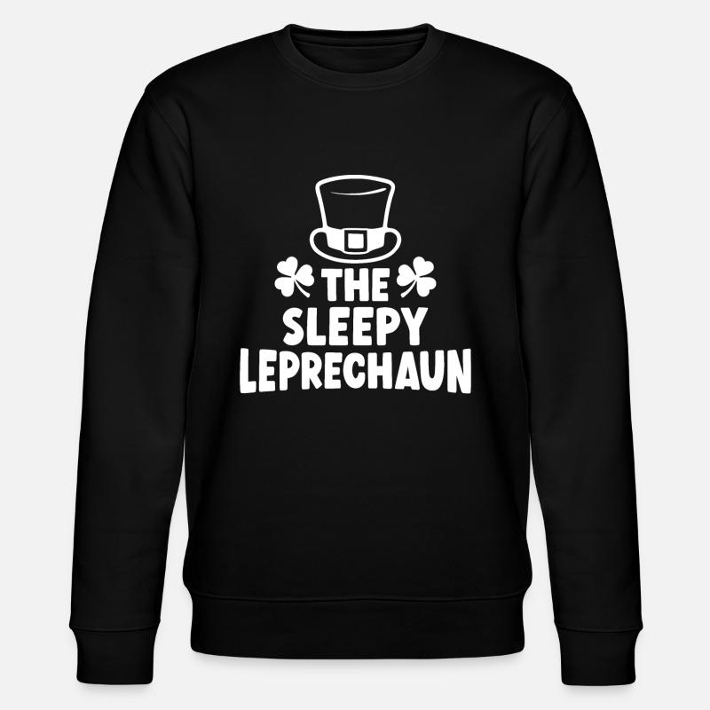 Der schläfrige Kobold - Stanley/Stella Unisex Bio-Sweatshirt CHANGER  - Schwarz